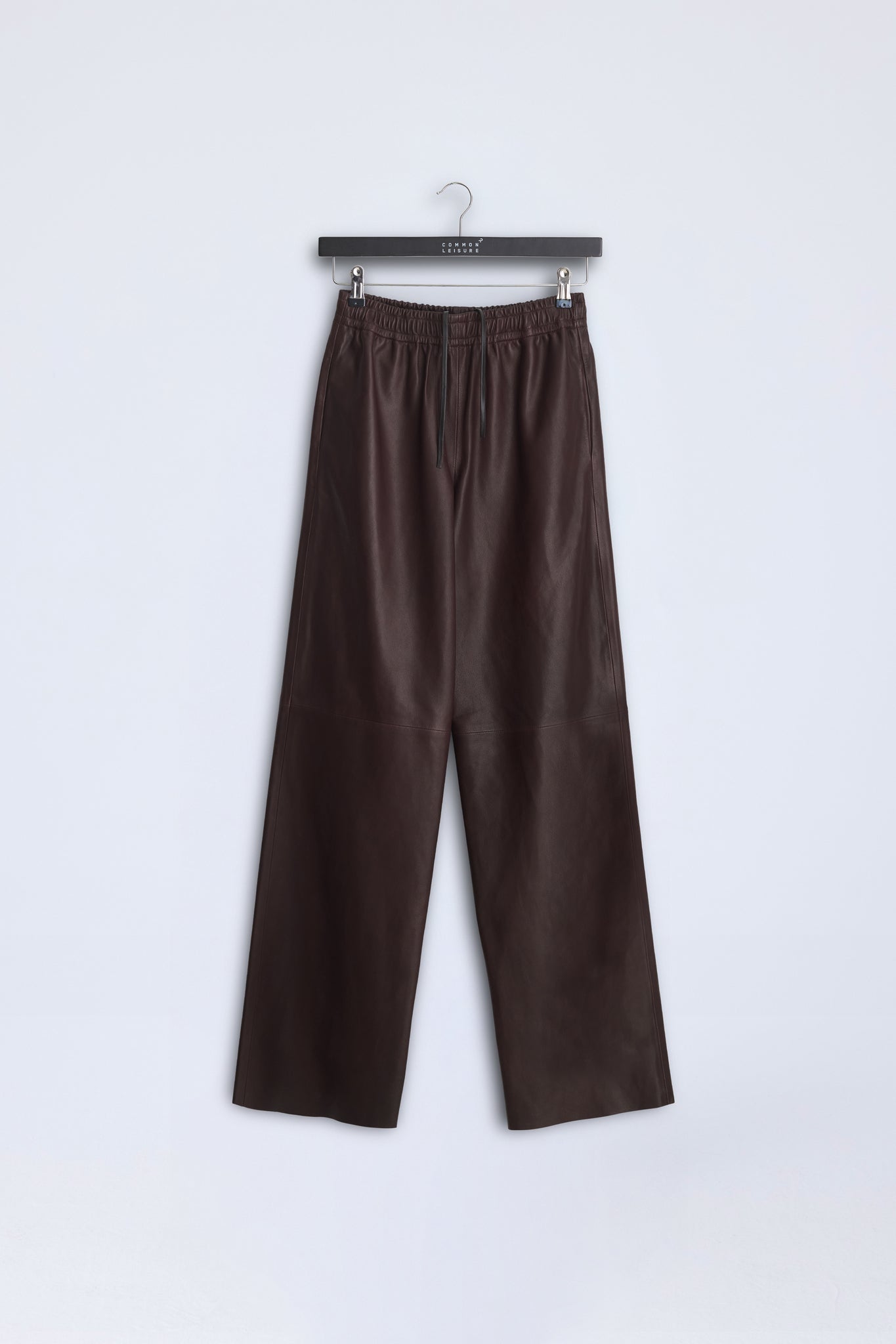 Leather Lounge Pants - Dark Chocolate