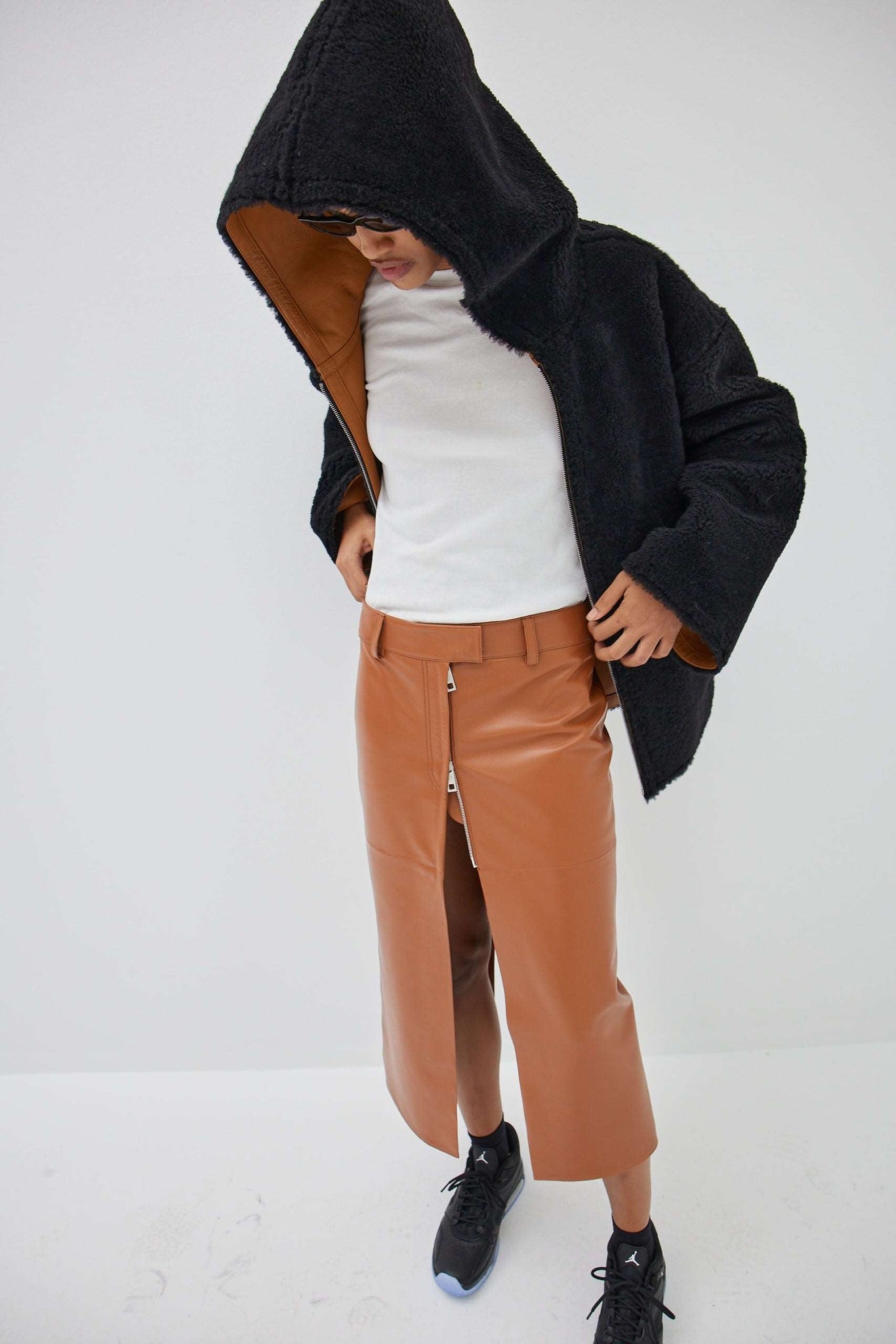 MUHAMMED ALI (DOUBLE SIDED) JACKET - BLACK & WHISKY