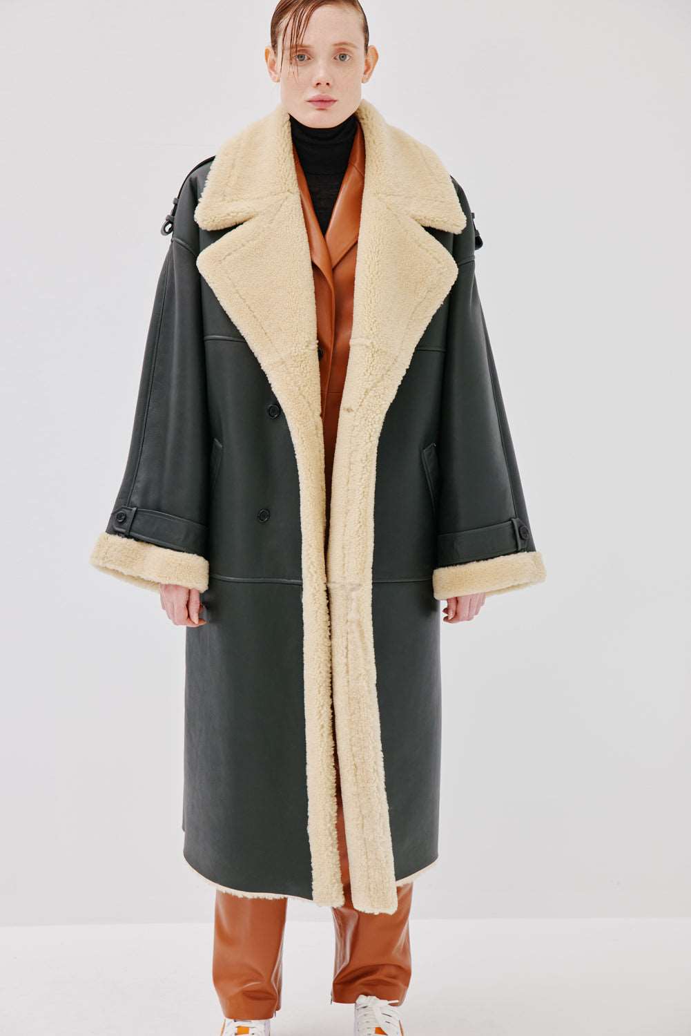 GRACE COAT - DARK GREEN