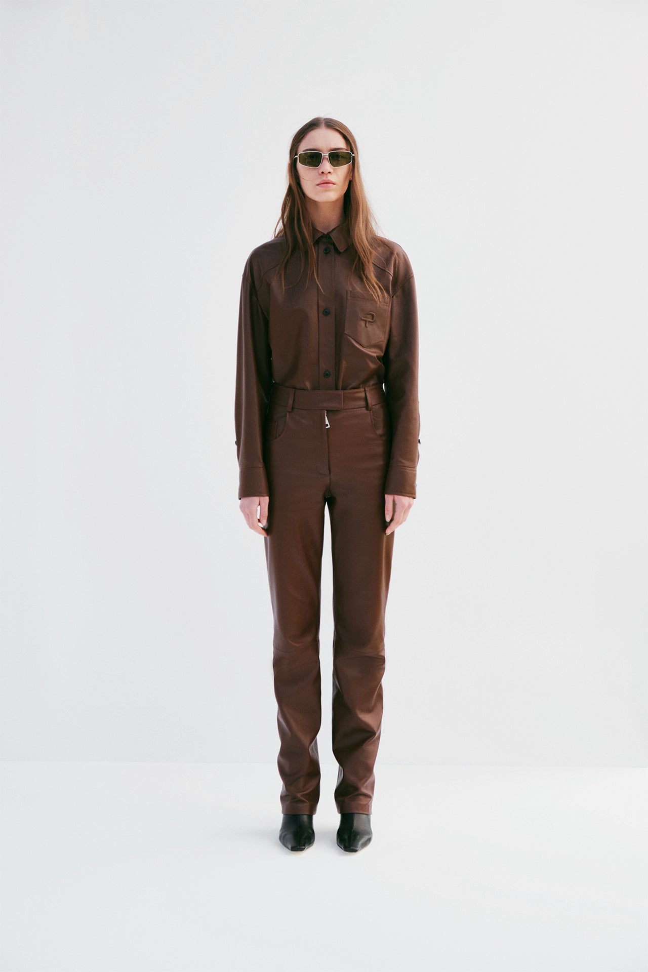 Long Sleeve Shirt - Chestnut - Common Leisure
