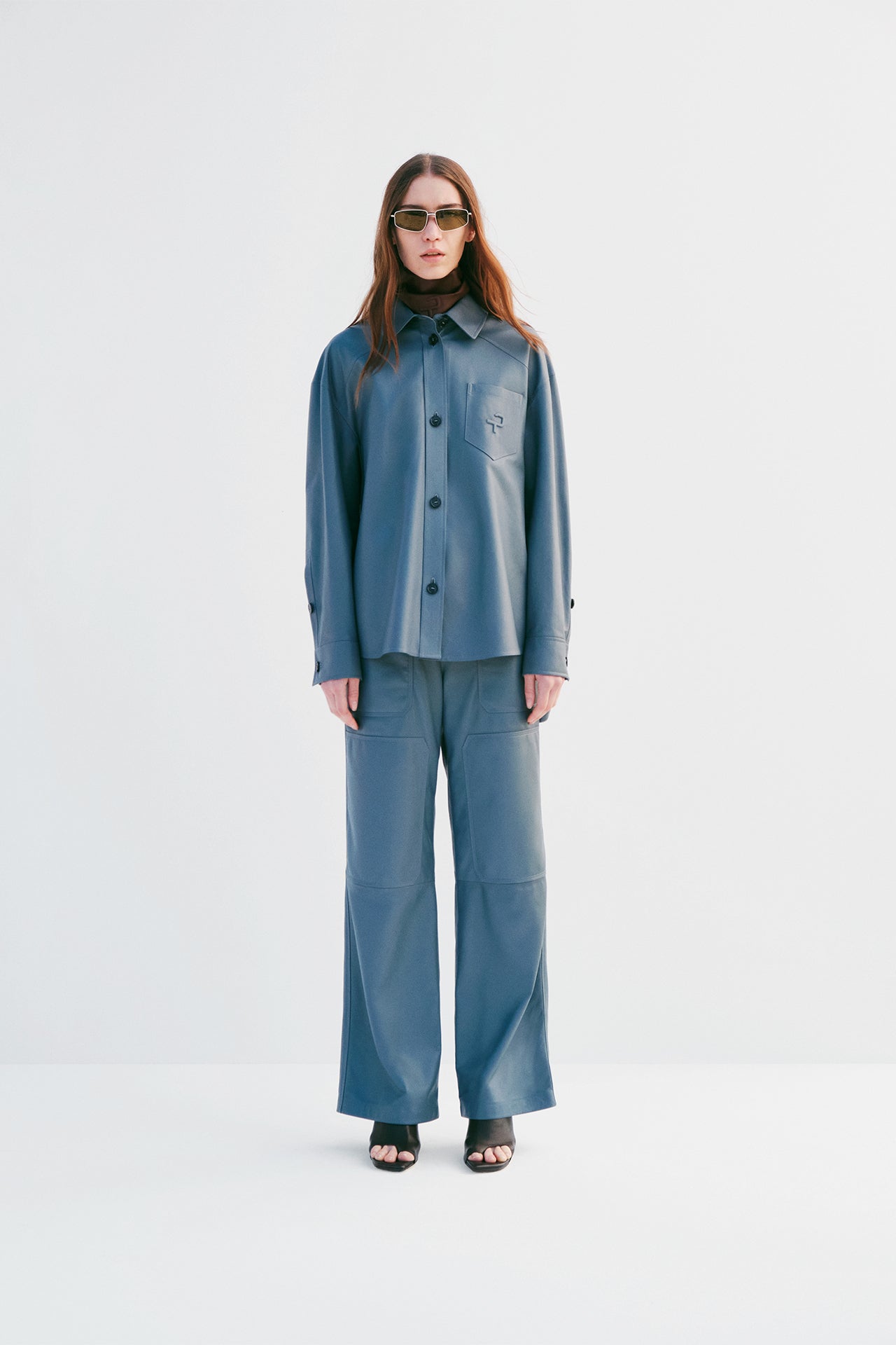 Long Sleeve Shirt - Gray Blue - Common Leisure
