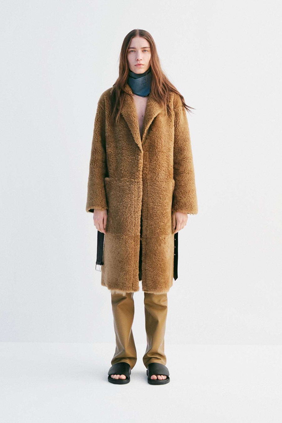 Love Coat | Icelandic Merino Shearling – Olive