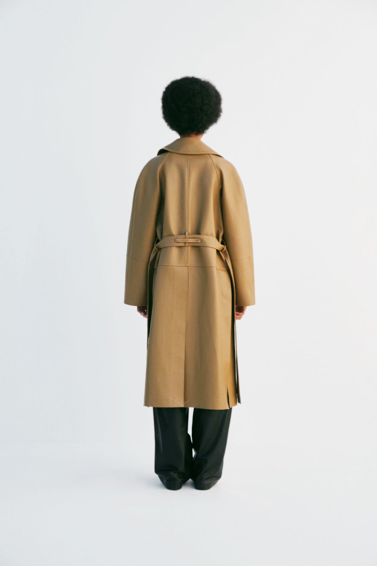 "Slow Dance" Balmacaan Coat - Olive - Common Leisure 