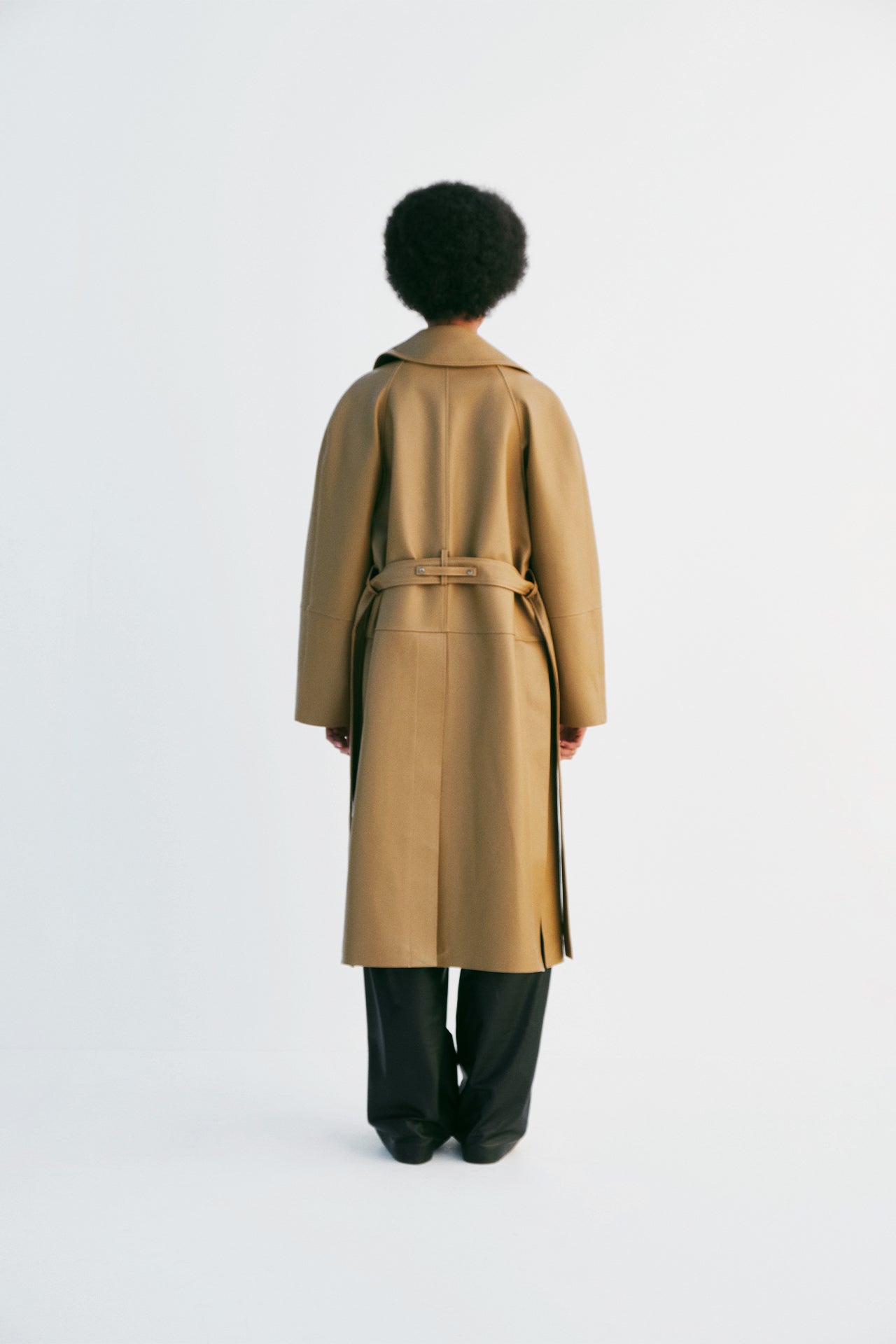 "Slow Dance" Balmacaan Coat - Olive - Common Leisure 