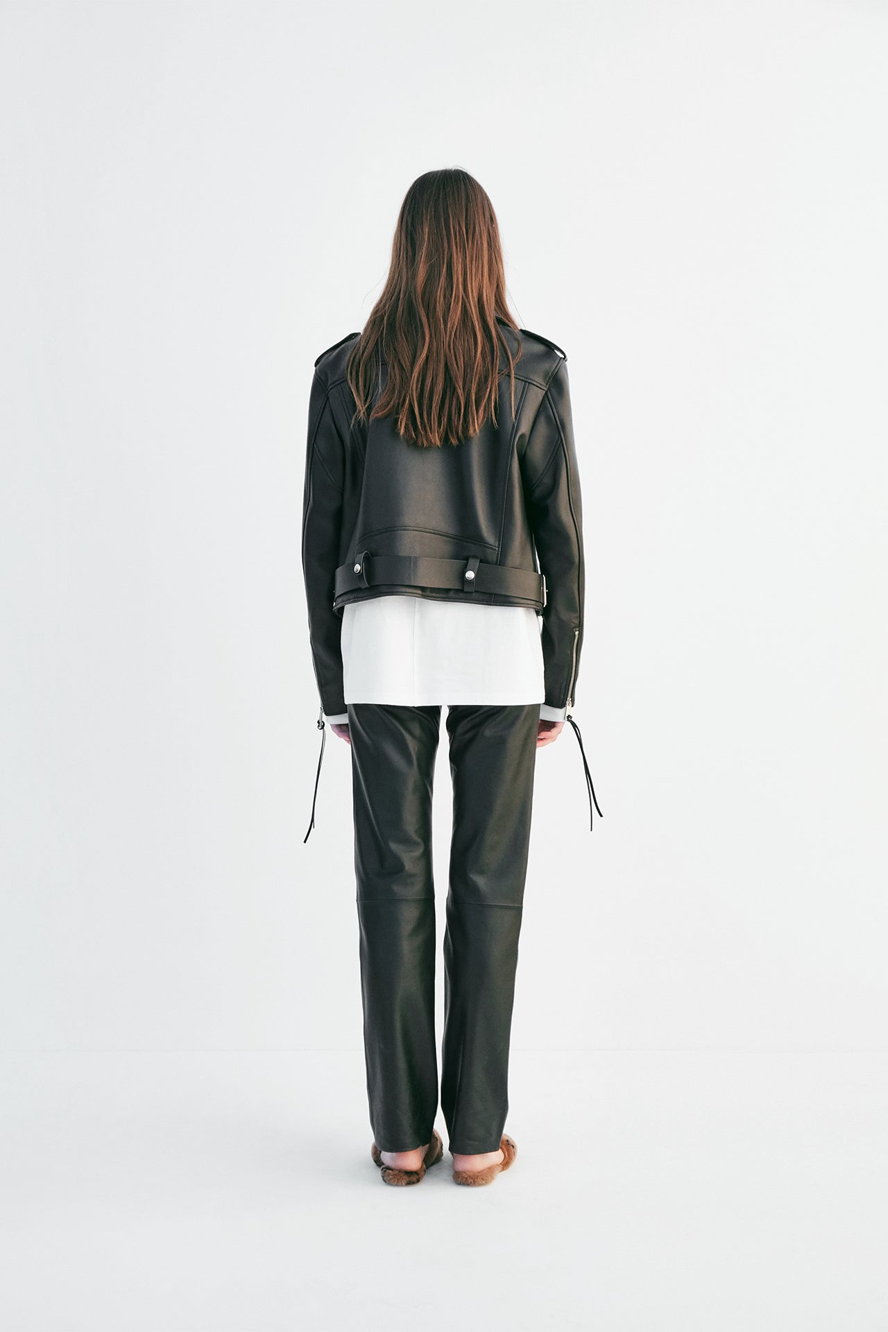 Classic Leather Biker Jacket - Common Leisure