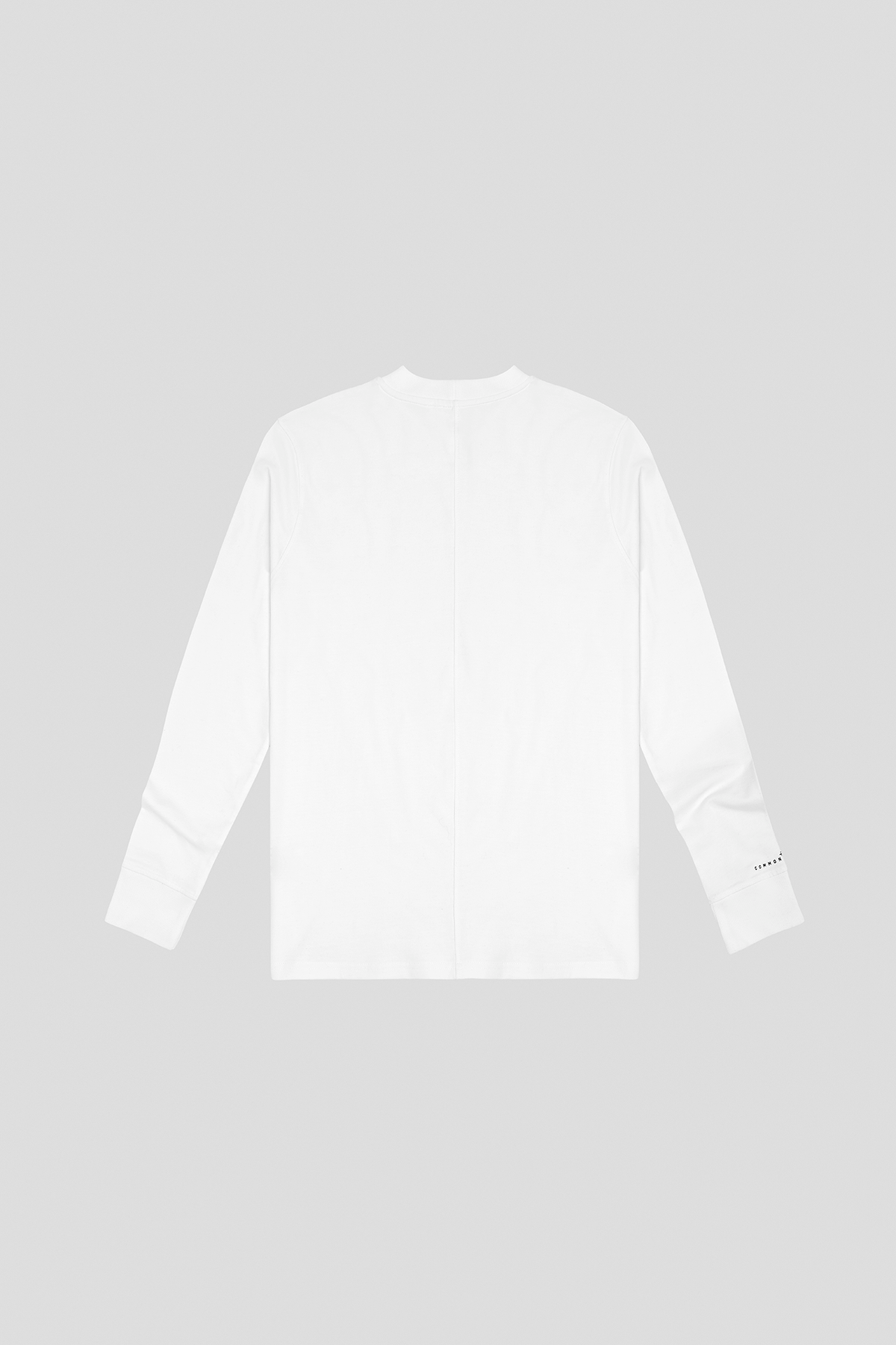 Amblem Branded Long Sleeve T-Shirt | White
