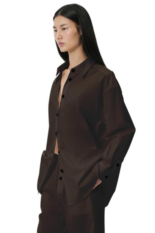 Poplin Shirt - Burnt Oak