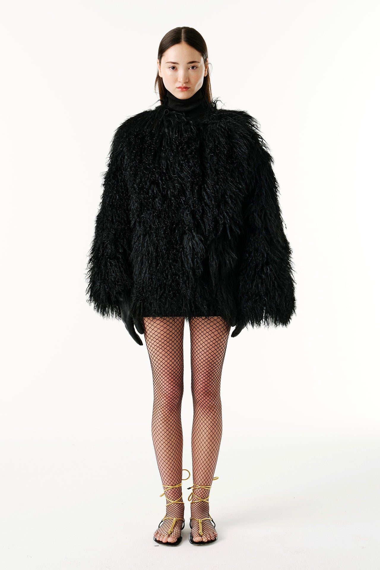 Oversized Mongolian Fur Coat