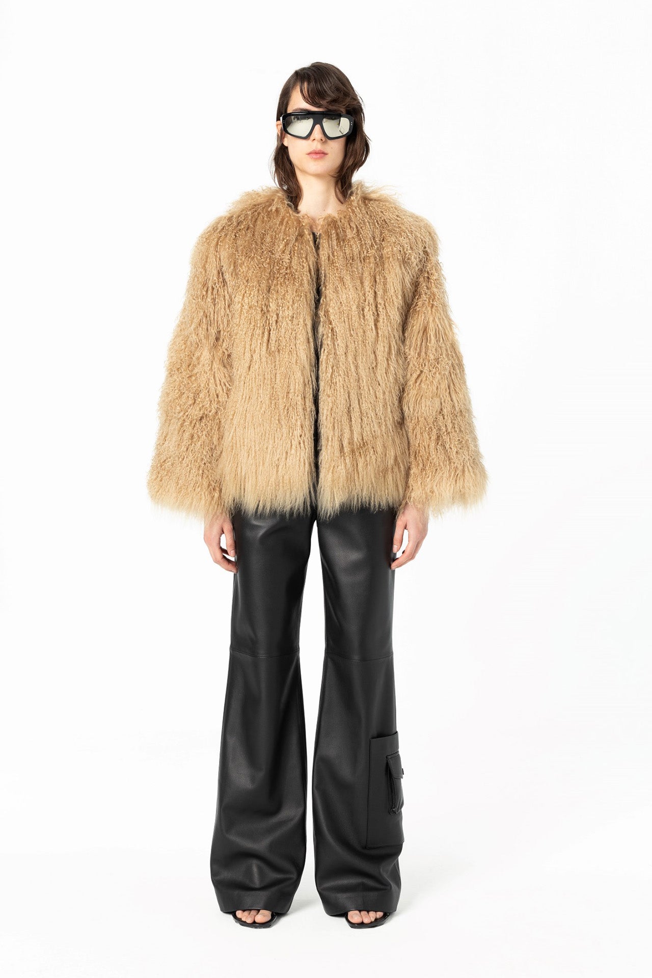 Oversized Mongolian Fur Coat