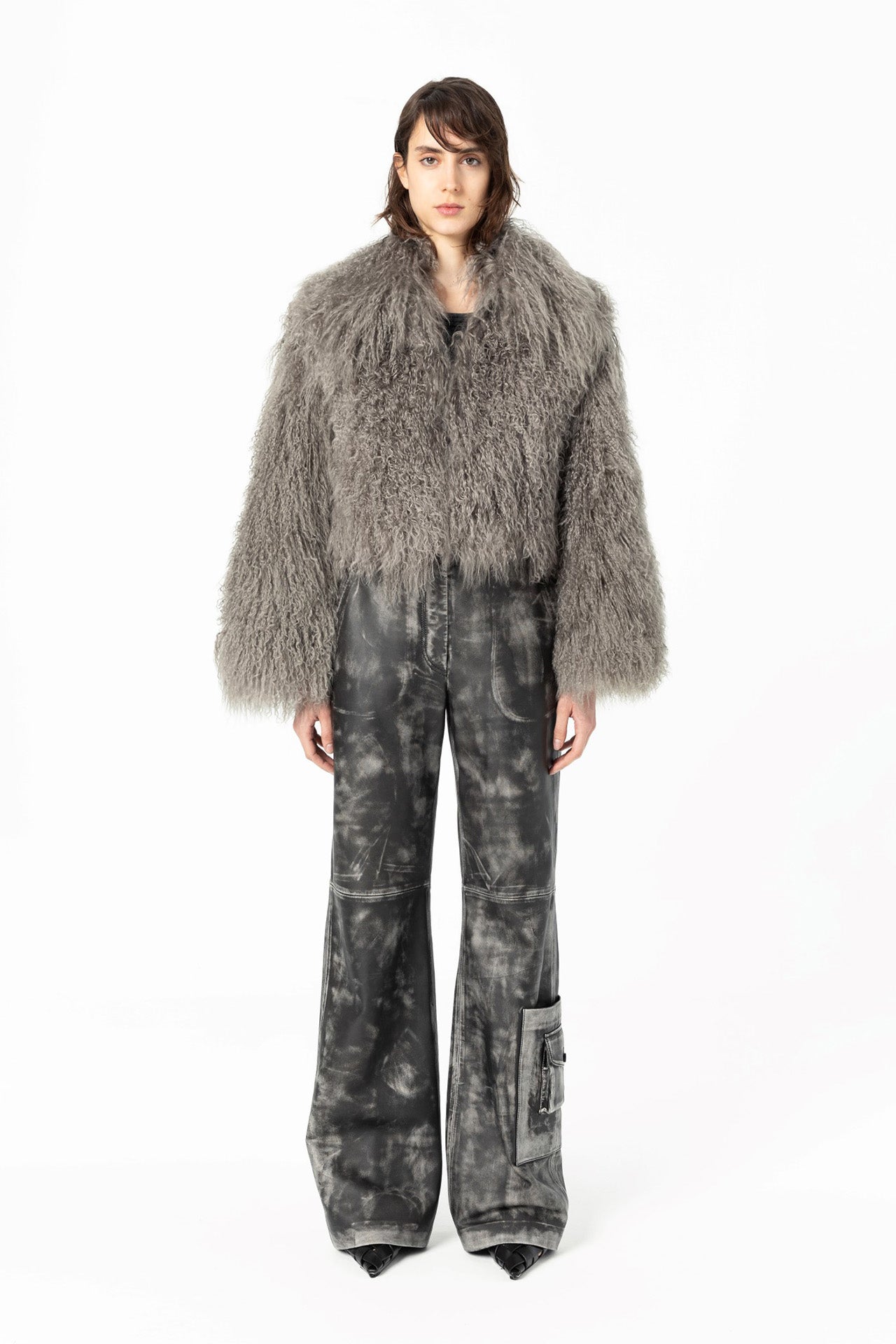 Oversized Mongolian Fur Coat