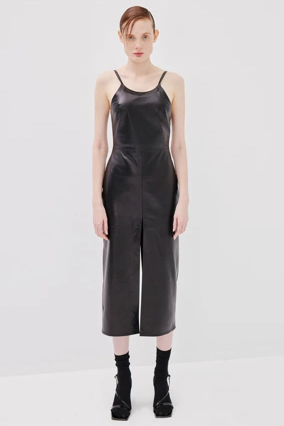 The Dress | Leather – Black