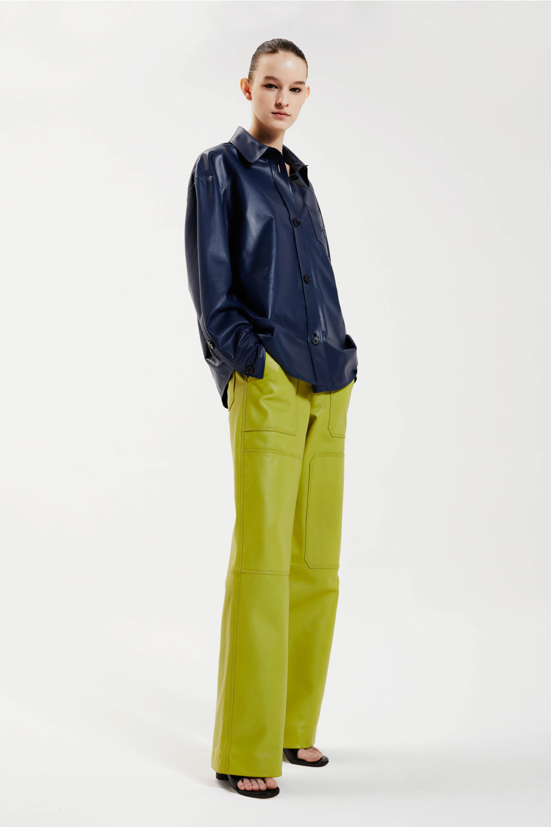 FEEL BIZ. CARGO PANTS - BIO GREEN