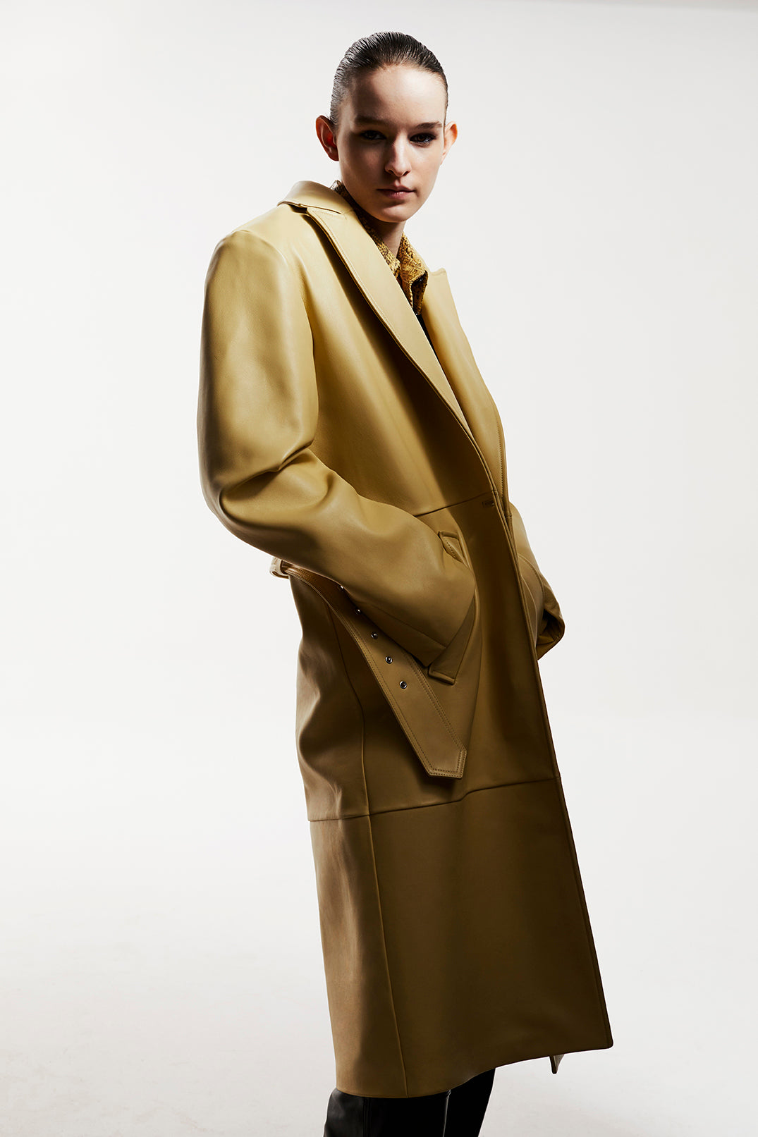 YOU & ME TRENCH COAT - LIGHT YELLOW