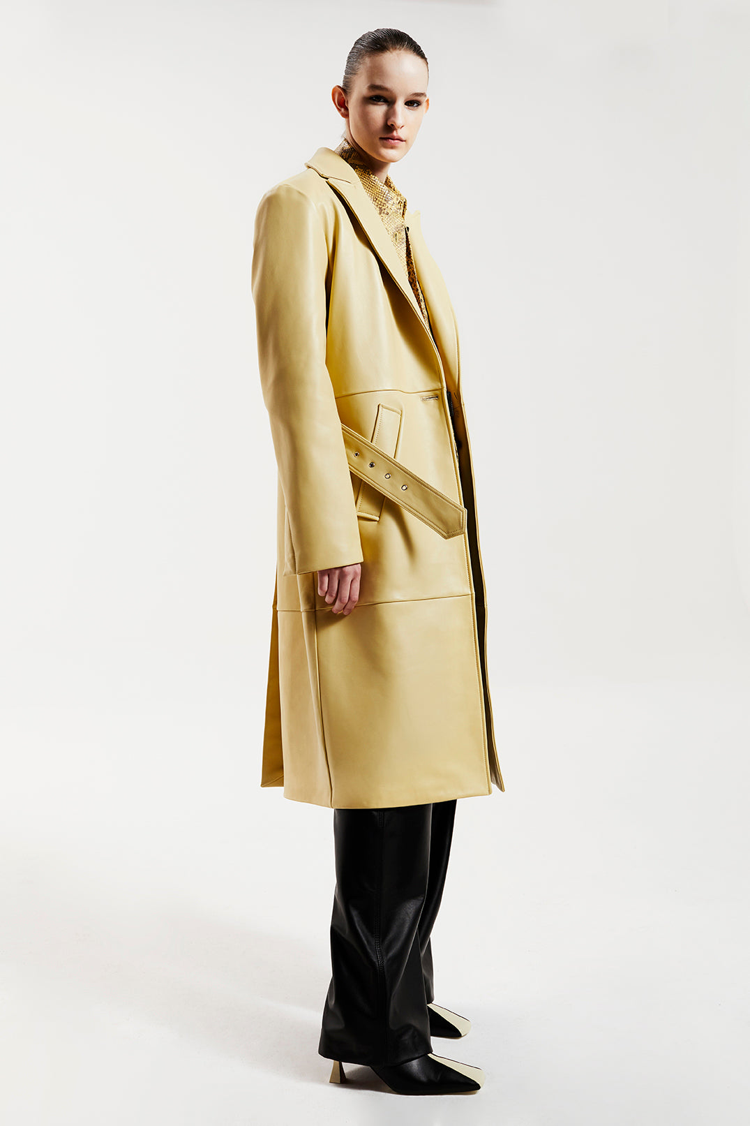 YOU & ME TRENCH COAT - LIGHT YELLOW