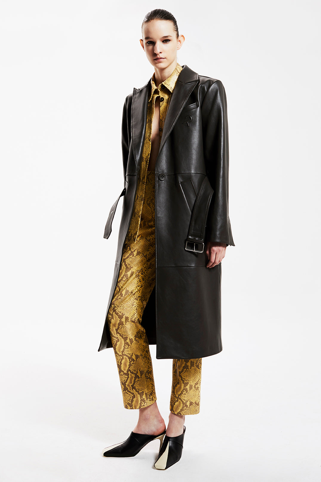 Leather Ankle Pants