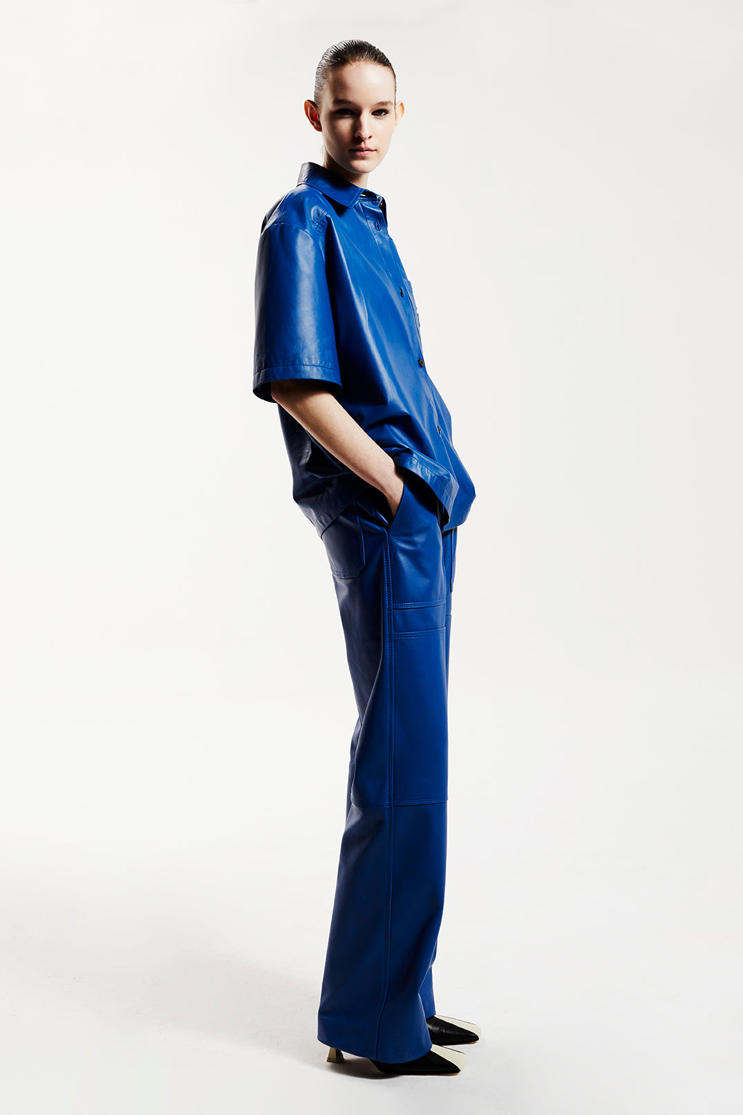 FEEL BIZ. CARGO PANTS - BRIGHT BLUE