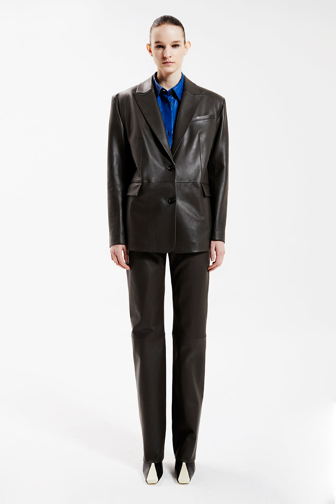 POWER SUIT PANTS - DARK GRAY