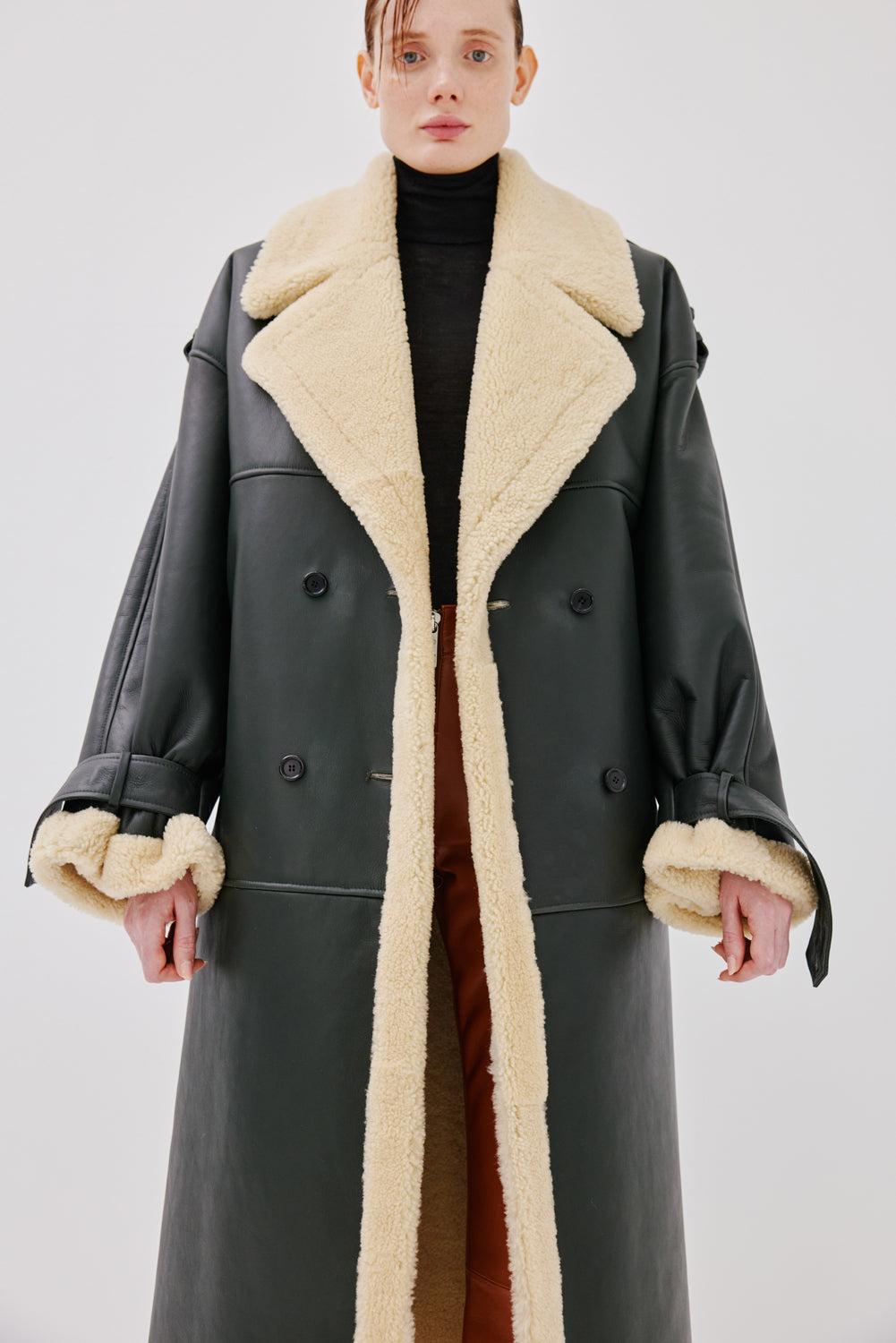 GRACE COAT - DARK GREEN