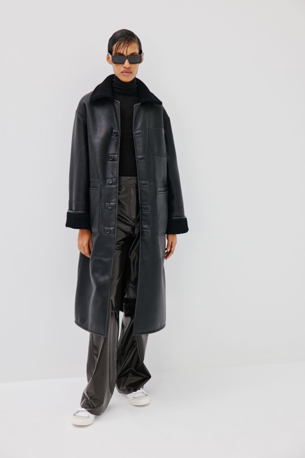 "Angel" Double Sided Shearling Coat