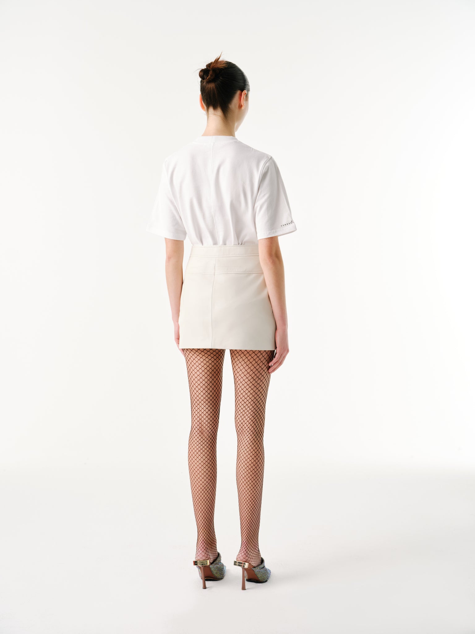 MINI SKIRT  - OYSTER WHITE