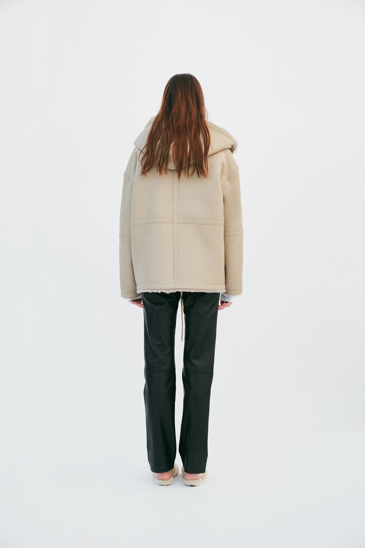 DOUBLE SIDED JACKET - BAMBOO BEIGE