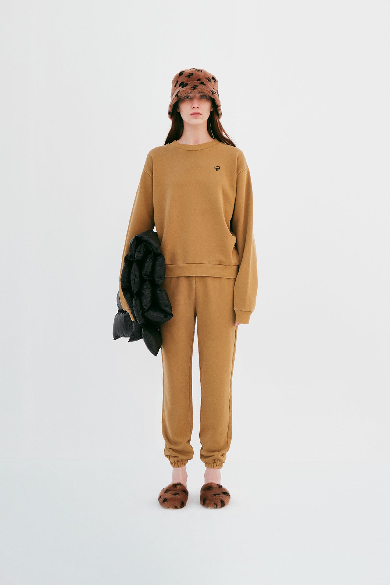 Brown Shearling Hat