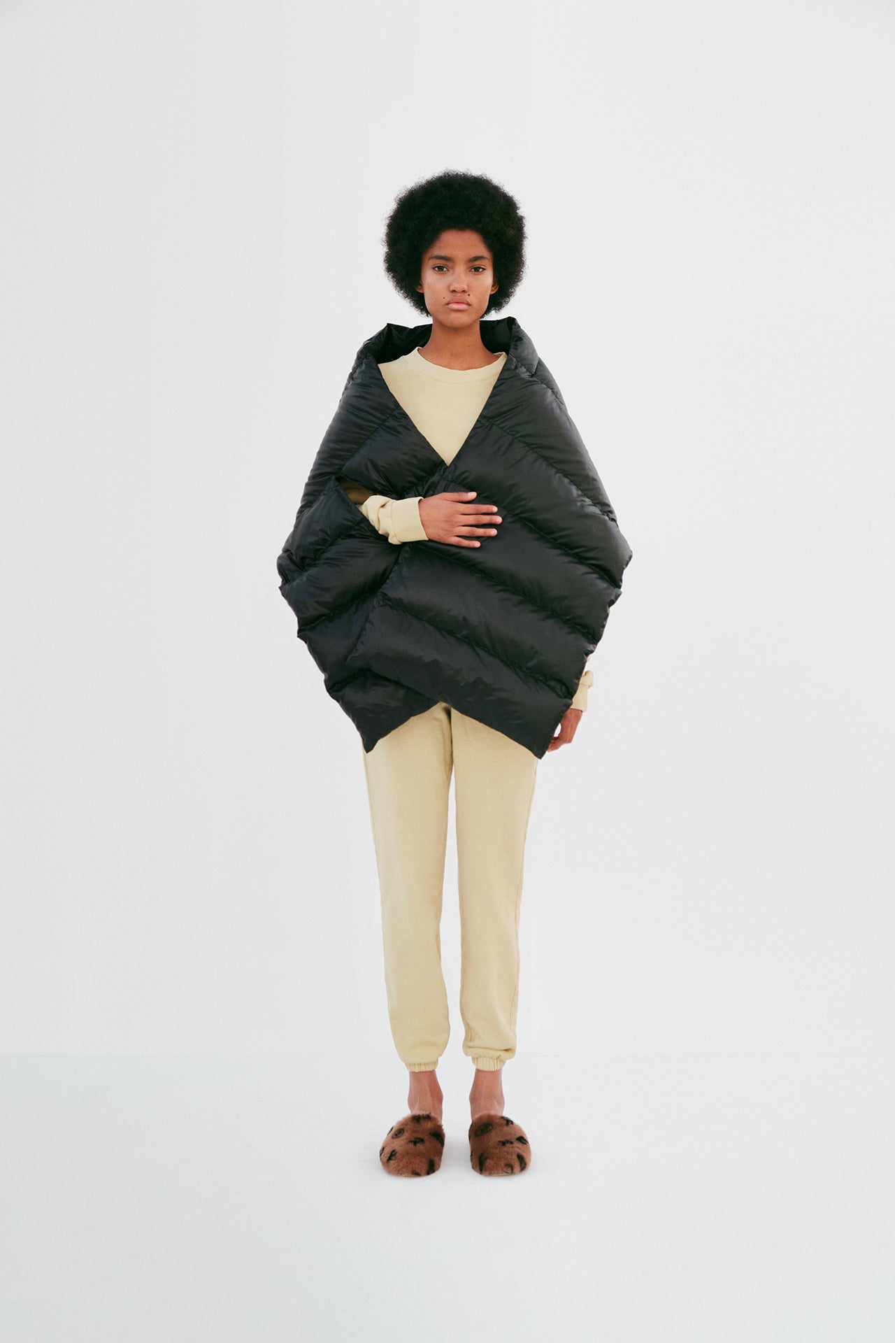 Puffer Scarf - Black